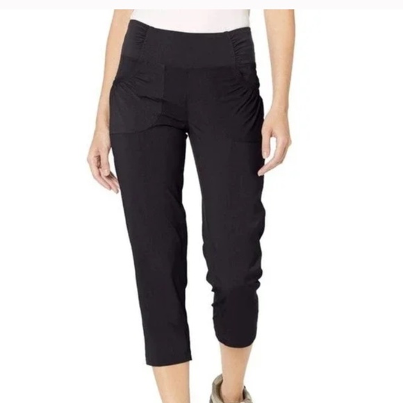 Prana Black Outdoor Summit Capri Pants (Size:  XS) - Picture 1 of 5